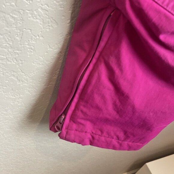 Lands End Girls Ski Snowboard Snow Bibs Pants Overalls Size 4 Pink Insulated - Picture 5 of 8